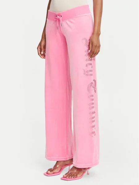 Juicy Couture Sportinės kelnės Old Gothic rožinė
