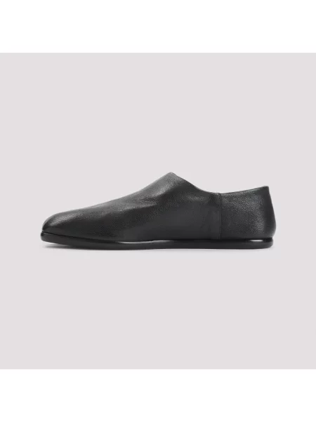 Półbuty Maison Margiela skórzane czarne