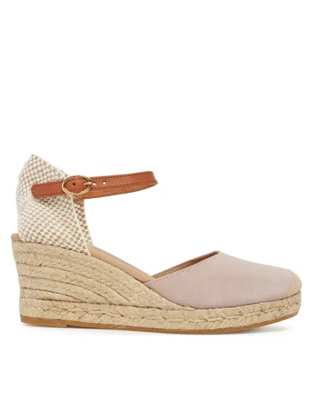 Espadrile Genuins Carina Velour roza