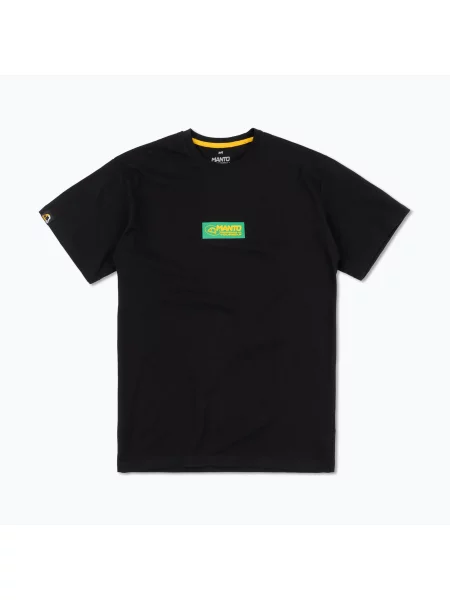 Мъжка тениска MANTO Block 24 black черно