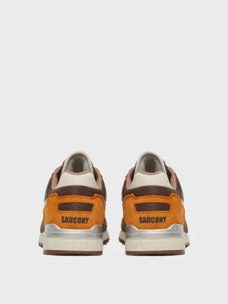 Замшевые кроссовки Saucony коричневые