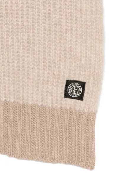 Fular Stone Island tricotate cu strasuri