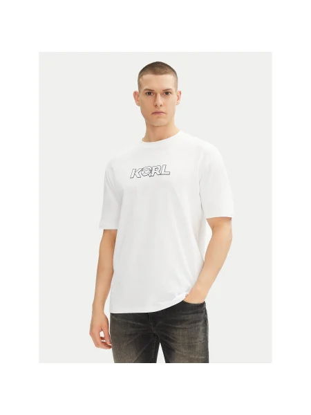 KARL LAGERFELD Póló Regular Fit fehér