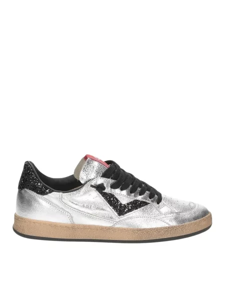Sneakersy 4b12 skórzane szare