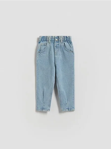 Reserved Джинси paperbag синій