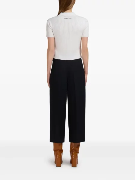 Pantaloni Marni de lână negru