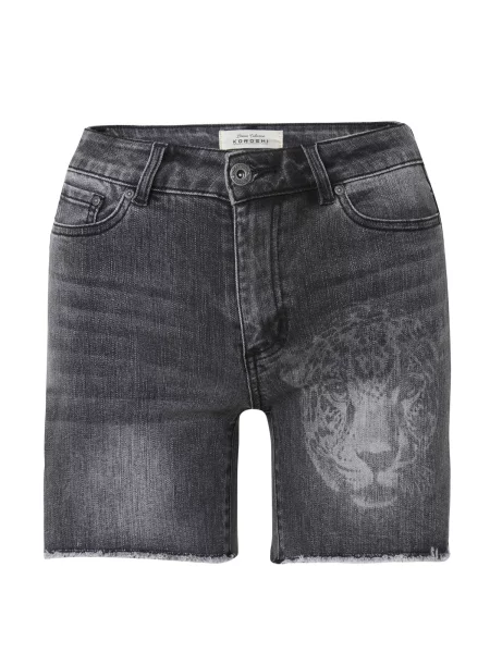 KOROSHI Kavbojke denim črn