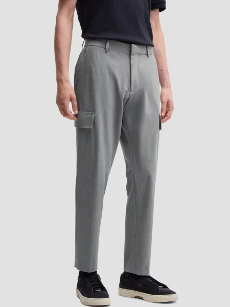 Штани карго Boss сірі
