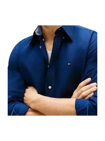 Košeľa Tommy Hilfiger modrá