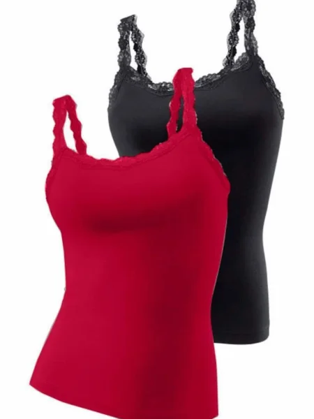 LASCANA Top grenada črna