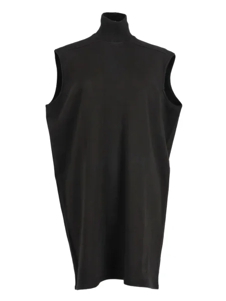Rochie fără mâneci Rick Owens Drkshdw fără mâneci de costum negru
