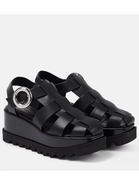 Sandale Stella Mccartney cu platformă negru