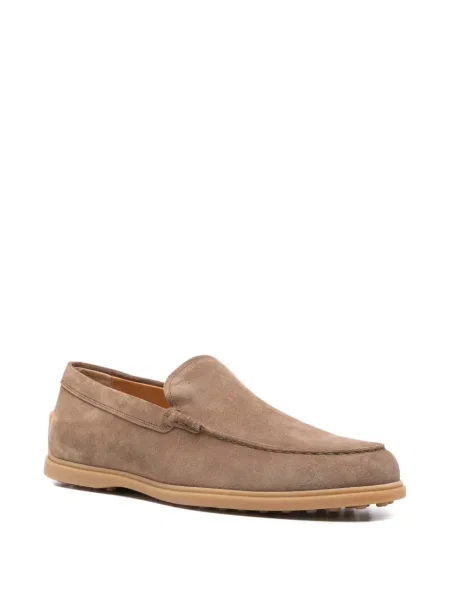 Semišové loafers Tod's hnědé