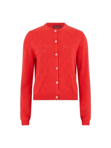 Kardigan Gucci czerwony