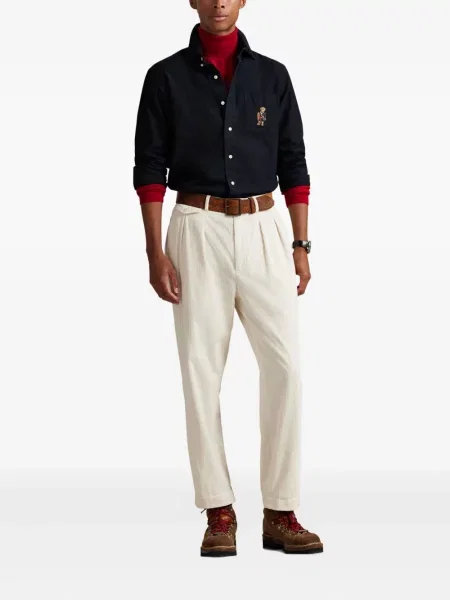 Șosete Polo Ralph Lauren cu 5 buzunare cu broderie tricotate albastru