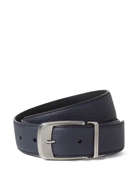 Curea Zegna din piele albastru