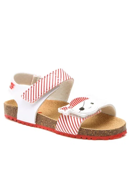 Sandále Garvalin biela