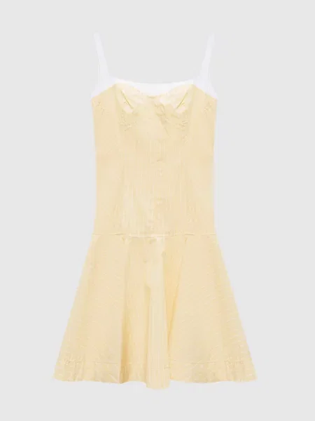 Сукня в смужку Simkhai жовта