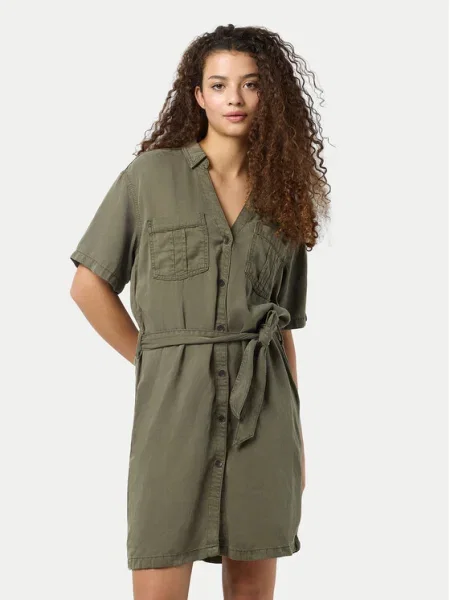 Noisy May Rochie tip cămașă Nera verde