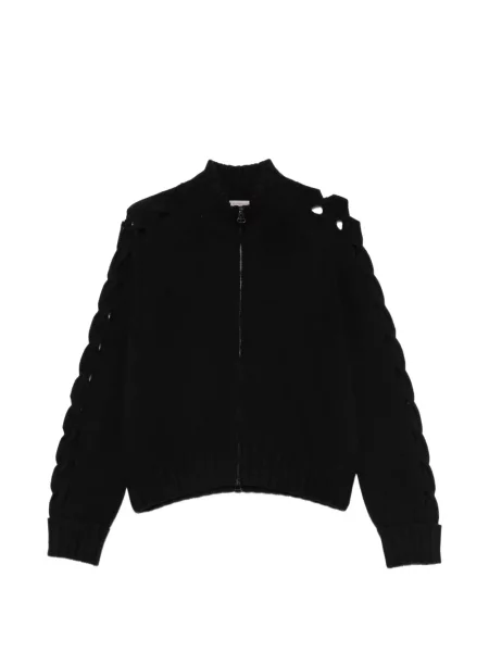 Pulover D.exterior țesut negru