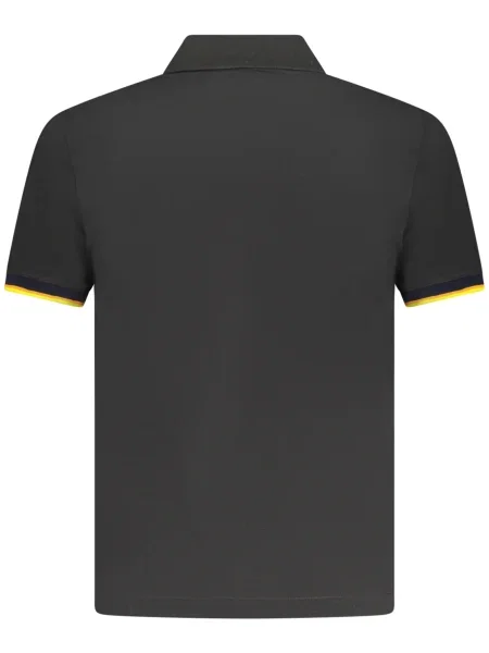 Polo K-way cu mâneci scurte negru