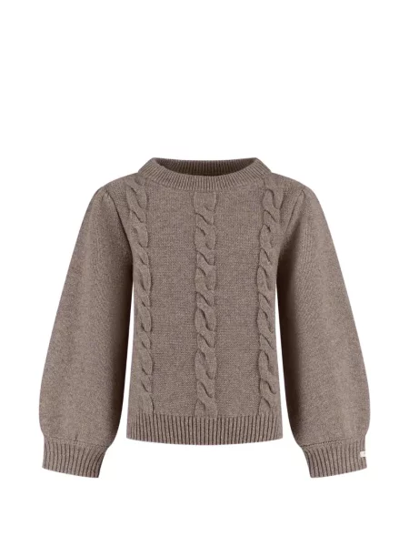 Sweter dziecięcy Donsje brązowy