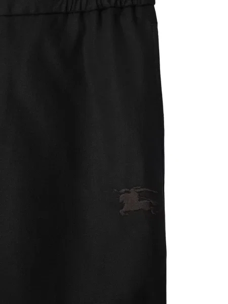 Spodnie dziecięce Burberry czarne