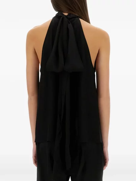 Top Tom Ford cu gât halter negru