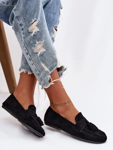 Мокасини Boto черно