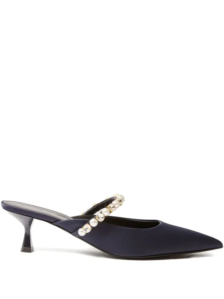 Sandale Stella Mccartney cu perle albastru