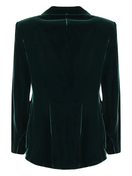 Švarkas Giorgio Armani velvetinis žalia