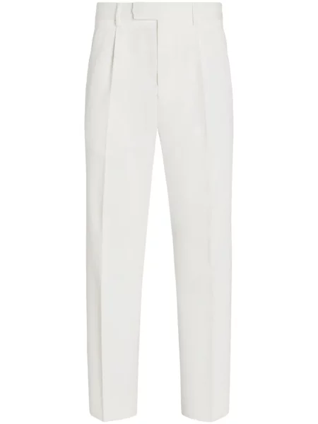Pantaloni Zegna alb