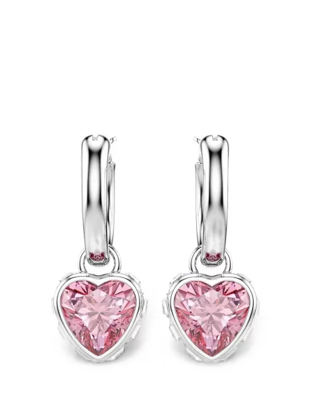 Σκουλαρίκια Swarovski με μοτίβο καρδιά