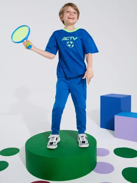 Sinsay Sportovní tričko z rychleschnoucí tkaniny Active modrá