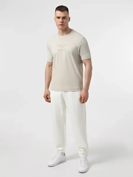 Футболка Emporio Armani бежевая