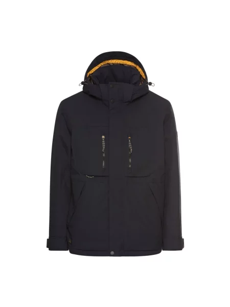 Parka o kroju regular fit z zapinanymi na błyskawiczny model ‘TEXXXACTIVE’ Camel Active niebieska