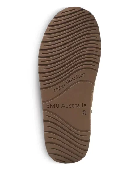 Cizme scurte Emu Australia din piele de căprioară cu platformă maro