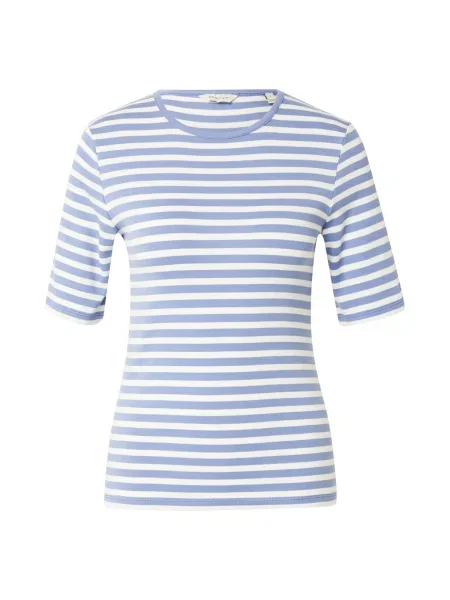GANT Tricou albastru deschis alb