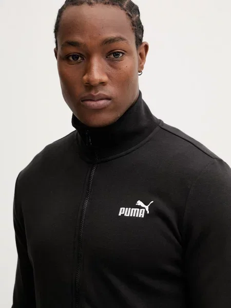PUMA Tréning dzseki Essentials No. 1 / fehér fekete