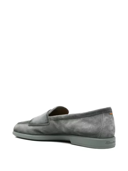 Pantofi monk Santoni cu bretele verde