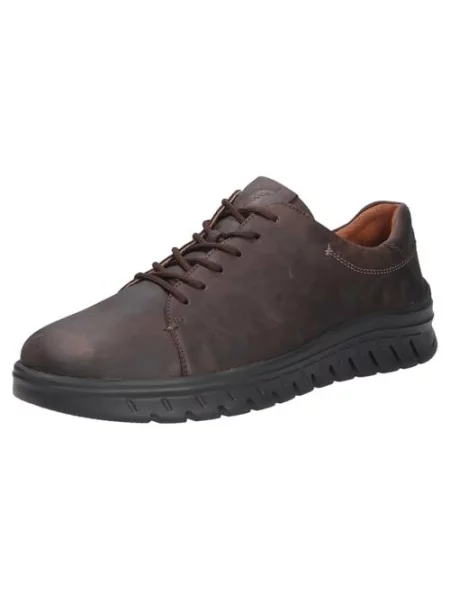 Sneakersy Waldläufer sznurowane brązowe