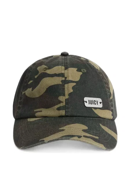 Căciulă Juicy Couture cu imagine cu model camuflaj verde