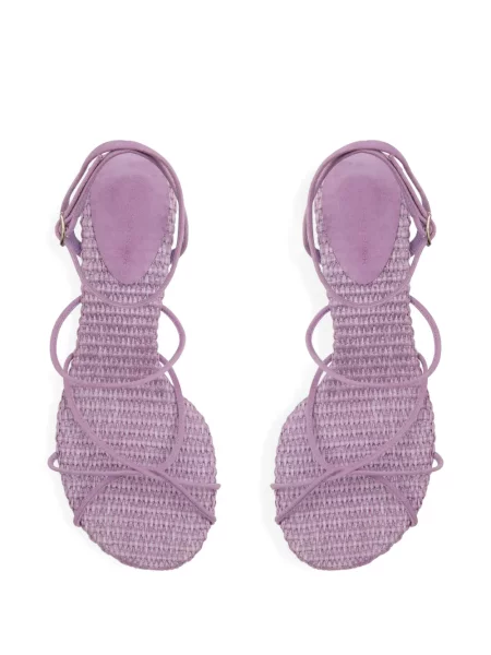Sandale Christopher Esber din piele de căprioară violet