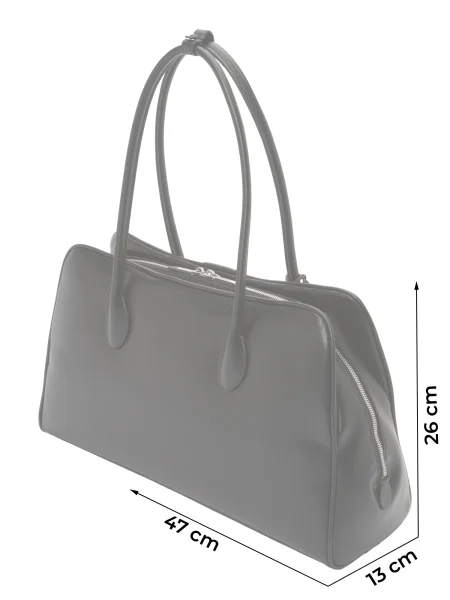 Geantă shopper Calvin Klein din piele negru