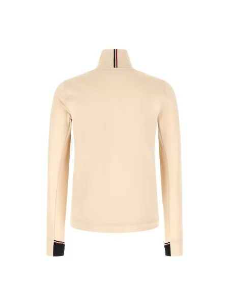 Sweter z golfem Moncler do golfa beżowy