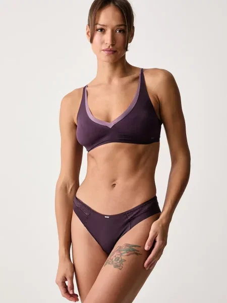 BOSS podprsenka UNLINED B.MIRAGE fialová