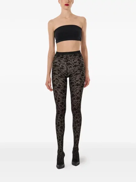 Dresuri Wolford cu model floral negru