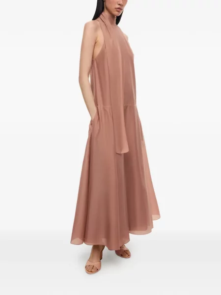 Rochie 12 Storeez cu gât halter roz