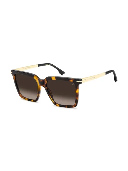 Victoria Beckham okulary przeciwsłoneczne brązowe