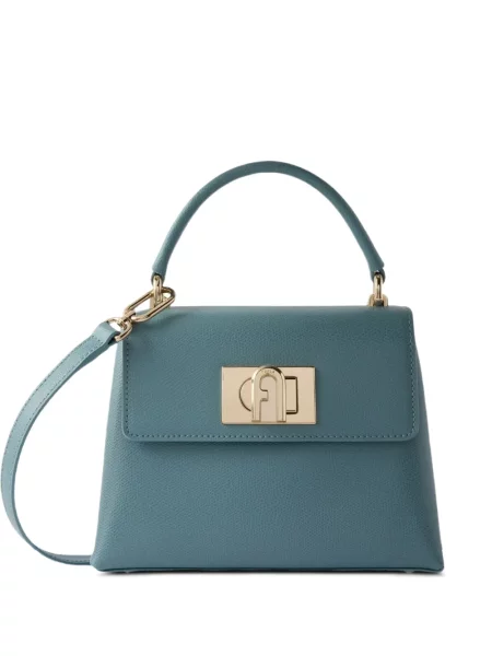 Geantă shopper Furla albastru
